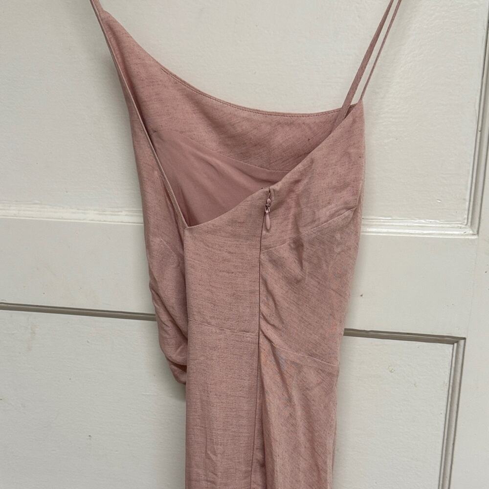 Anthropologie Blush One Shoulder Midi Dress NWT Size 6 - Picture 9 of 9